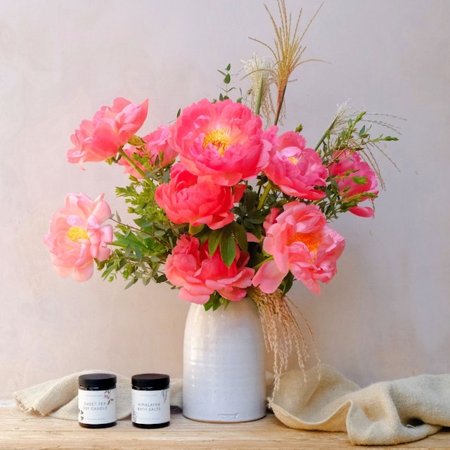 Pink Peonies Gift Set