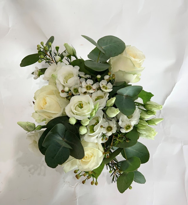 Elegant White Jam Jar