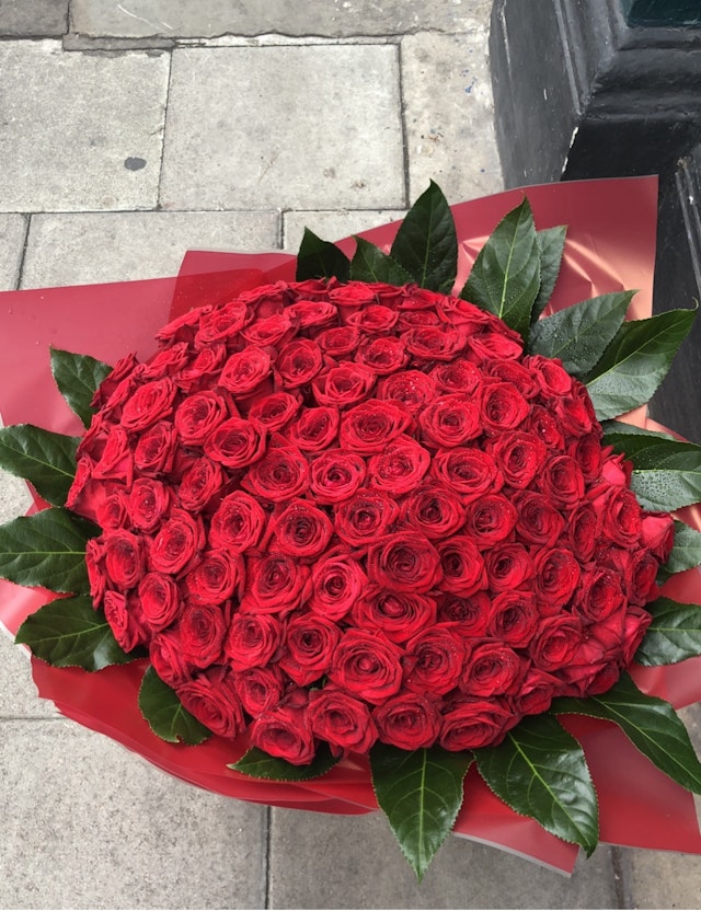 101 Luxury Red Roses