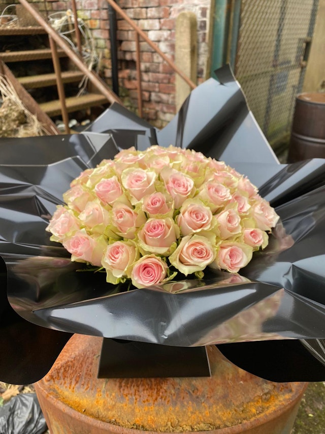 50 Pink Rose Bouquet