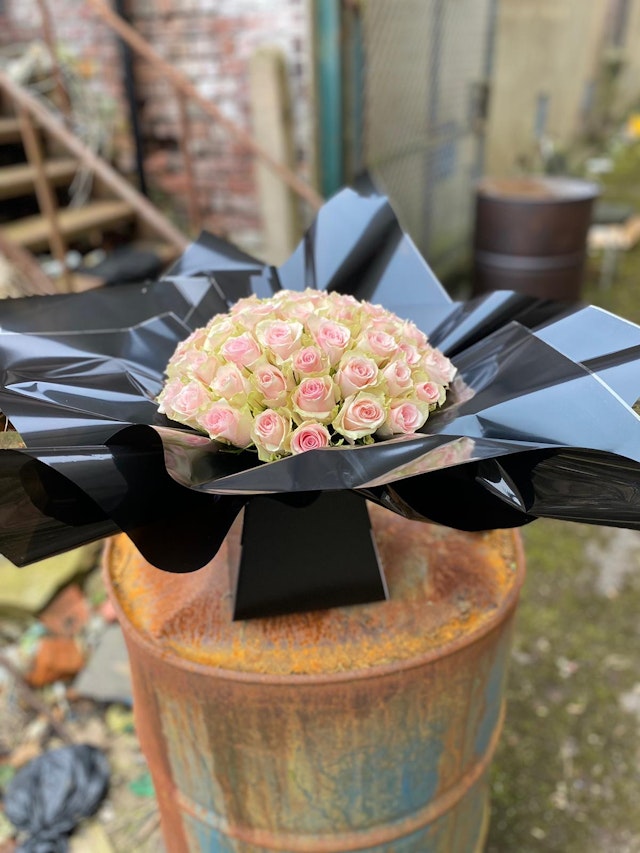 50 Pink Rose Bouquet