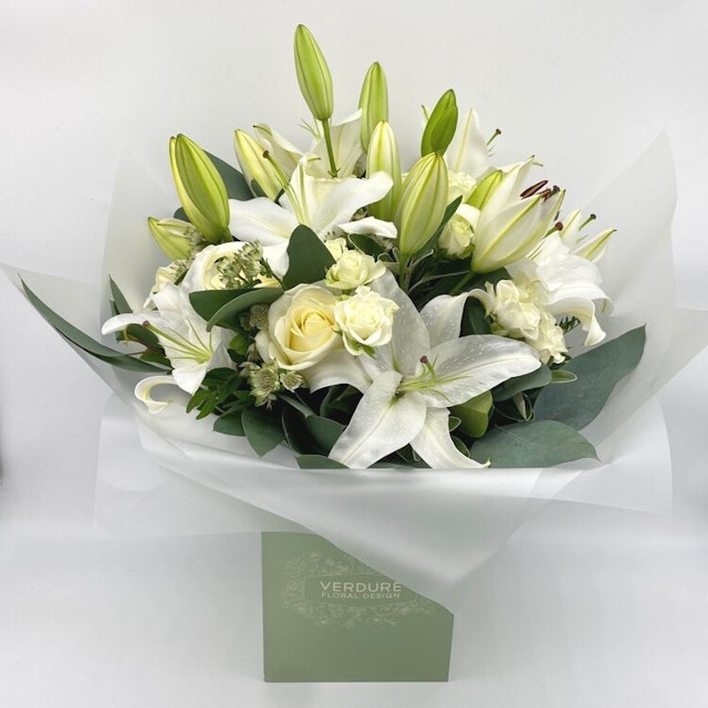 White Roses & Lilies