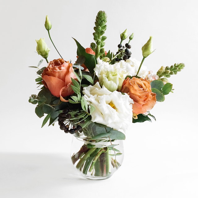 Mini Rose Vase Pastel