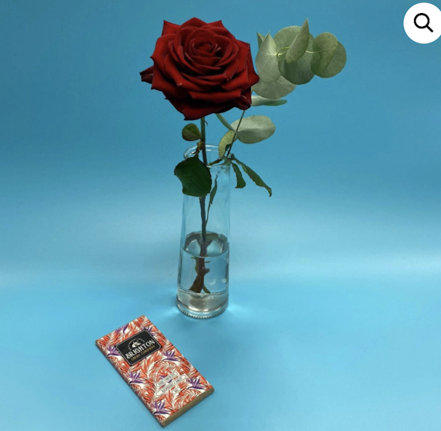 Single Rose with Choc