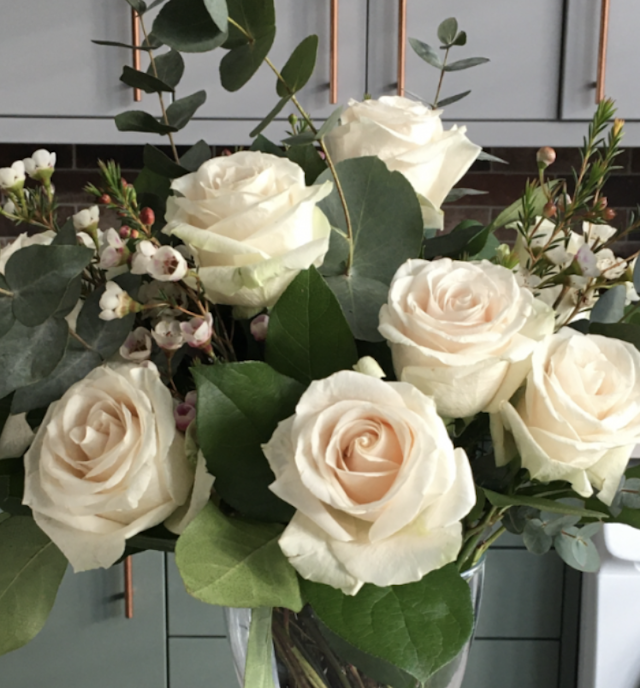 Luxury White Roses